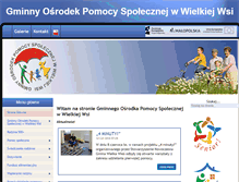 Tablet Screenshot of gops.wielka-wies.pl