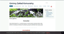 Desktop Screenshot of gzk.wielka-wies.pl