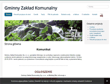 Tablet Screenshot of gzk.wielka-wies.pl